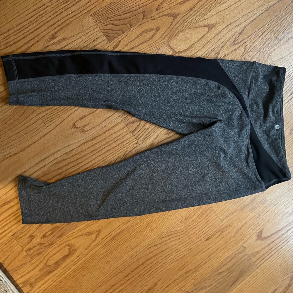 90 degree gray and black leggings